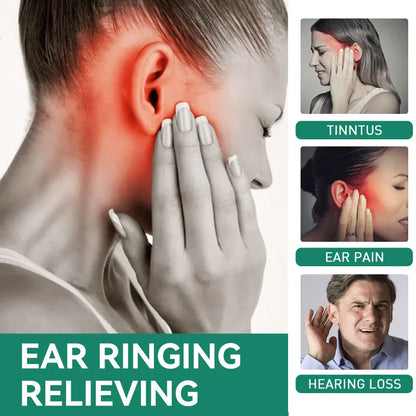 Tinnitus Relief Ear Drops - Natural Earwax Cleaning and Ear Discomfort Relief Formula