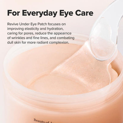 Revive Under Eyepatch with Ginseng and Retinal - 60pcs for Brightening and Depuffing