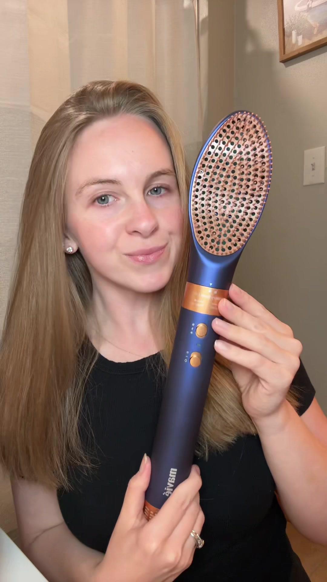 6-in-1 Hot Air Multi-Styler & Auto-Wrap Curler Set with Luxury Case, Frizz-Free Blowout Brush