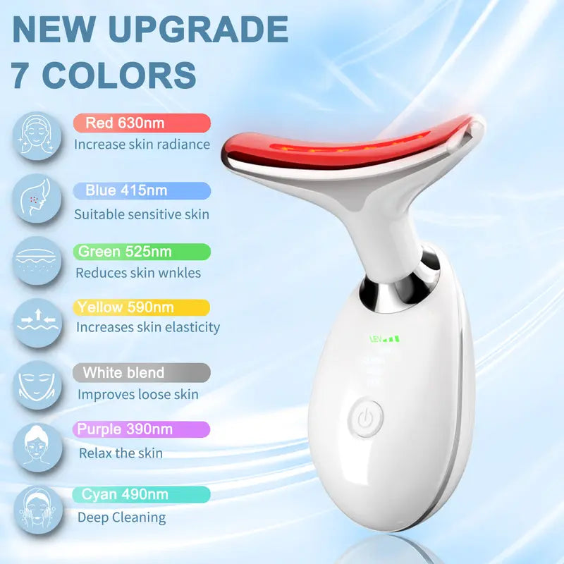 Facial Massager Tool for Skin Care and Double Chin Neck Massage, Face Sculpting Device with Thermal Technology