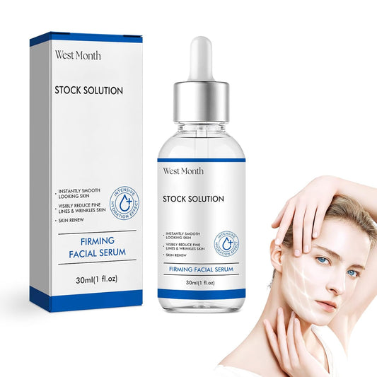 Firming Facial Serum - Deep Wrinkle Repair and Skin-Smoothing Stock Solution for All Skin Types