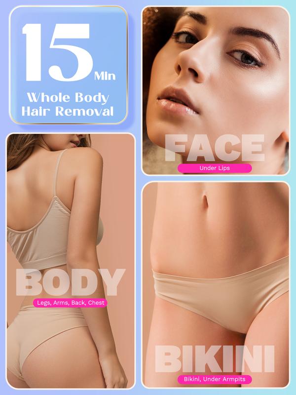 IPL Hair Removal with Ice Cooling Function, 24J High Energy Corded Laser for Body and Bikini