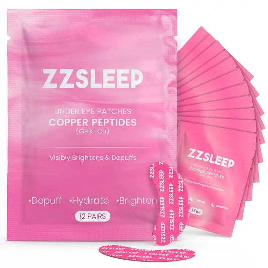 Hydrating & Depuffing Hydrogel Eye Masks with Caffeine & Peptides (12 Pairs)