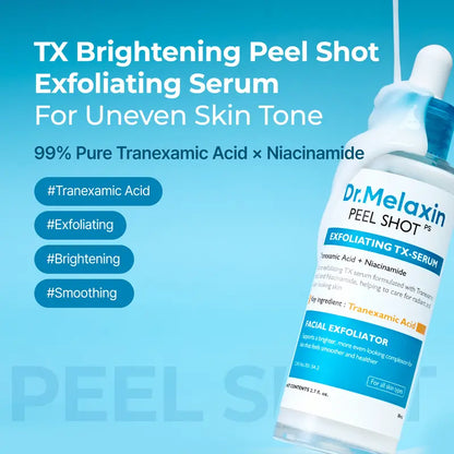 Dark Spot & Uneven Tone Peel Shot TX Duo, Exfoliating Serum & TX Cream with Tranexamic Acid