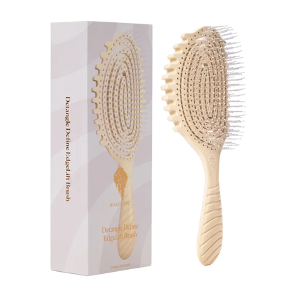 Professional Detangling and Defining Hair Brush for Curls and Waves, Styling Tool for Enhanced Texture