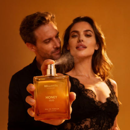 Honey Oud Eau de Parfum 100ml - Patchouli, Vanilla, Bergamot Floral & Spicy Fragrance