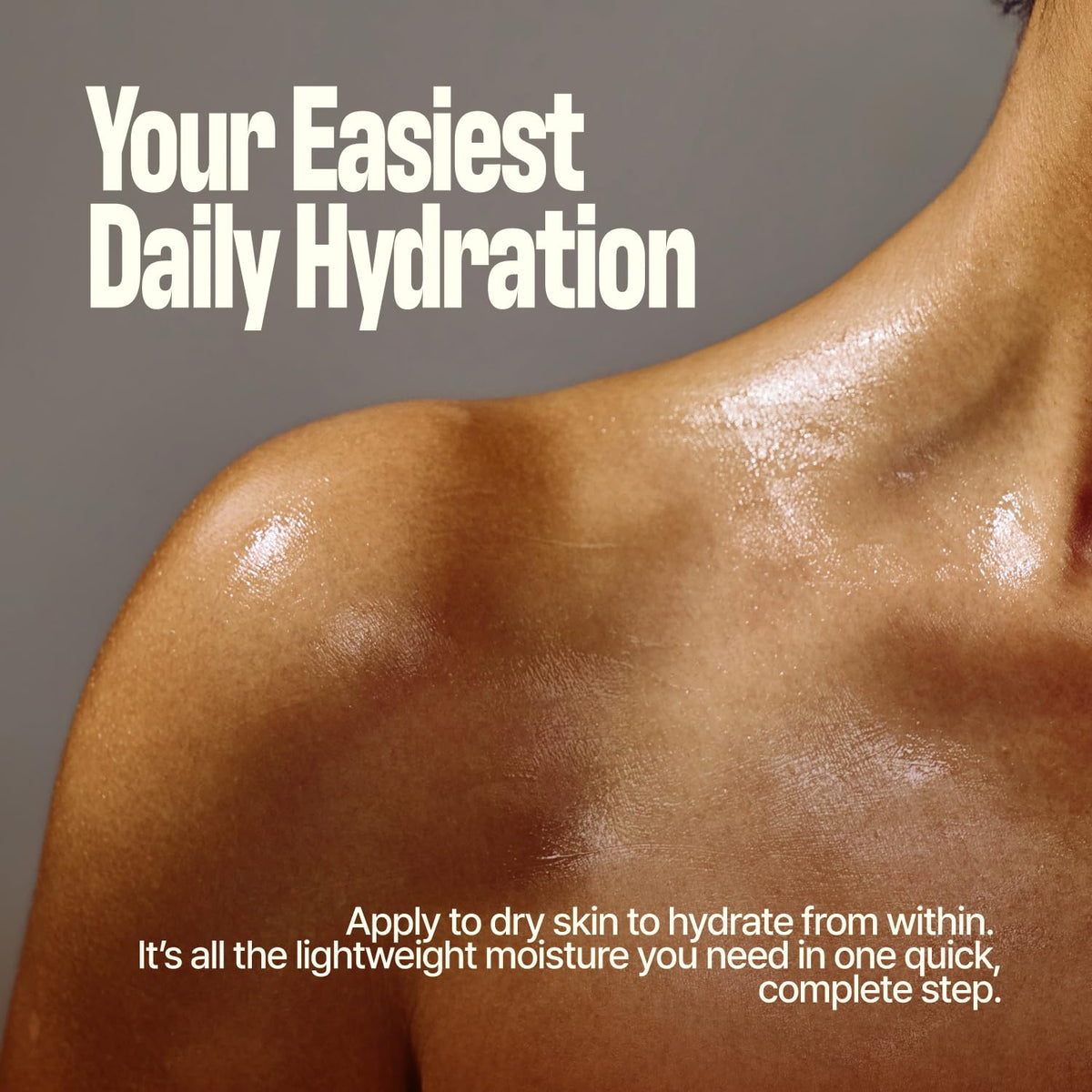 Melt-in Body Toner and Milky Body Moisturizer with Ceramide, Warm Toasted Sugar Scent