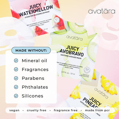 All-Stars 8-Pack Facial Sheet Mask Variety Set | Clean K-Beauty for Sensitive Skin
