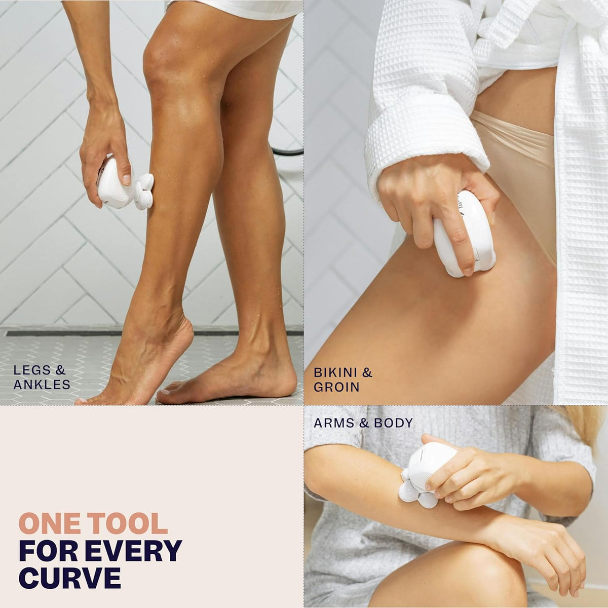 Electric Razor for Women - 5-Blade Shaver for Legs, Body & Sensitive Bikini Areas