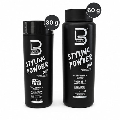 Styling Powder - Natural Look Volumizing and Texturizing Hair Powder for Men, Matte Finish