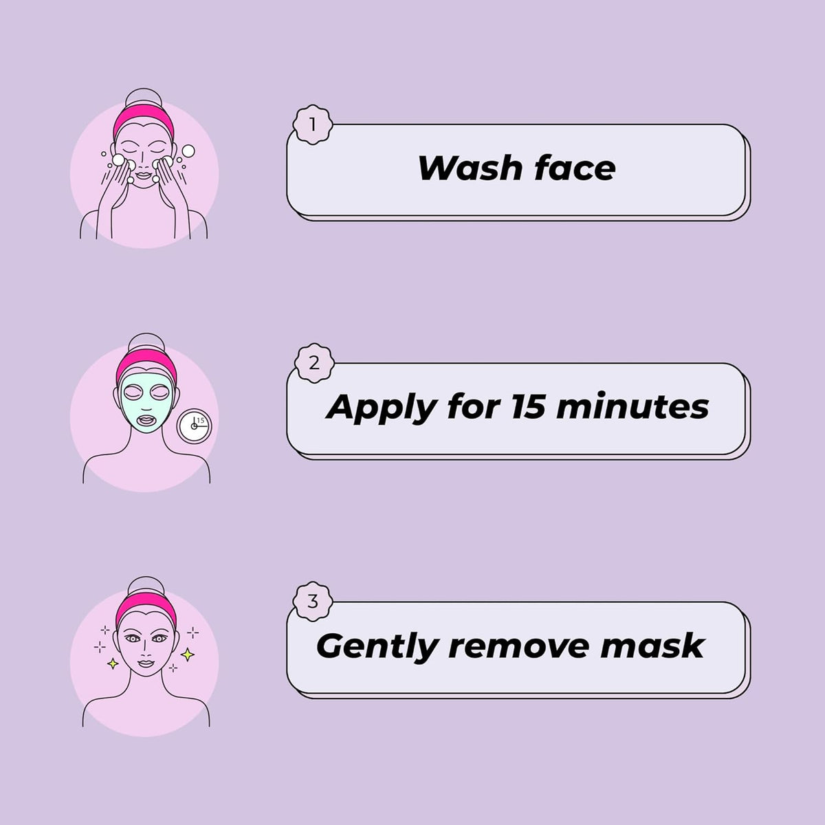 Juicy Collection Triple-Layer Sheet Facial Mask Kit - 7-Pack Korean Skincare for Purifying and Brightening