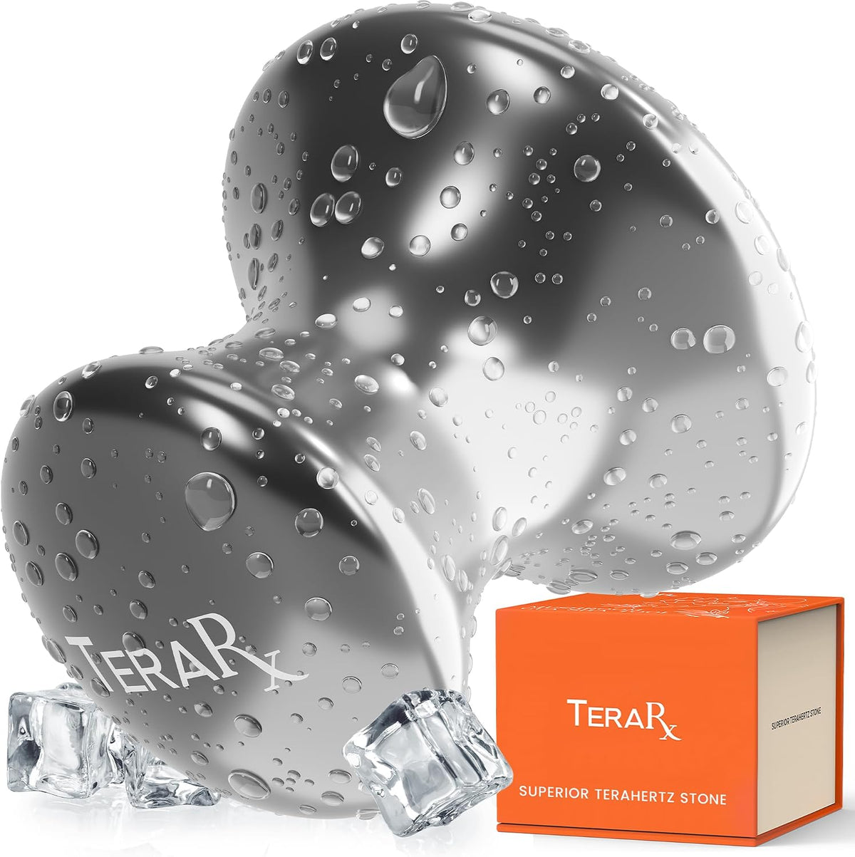 Terahertz Gua Sha & Facial Roller Set - Authentic Stone for Puffiness & Wrinkles