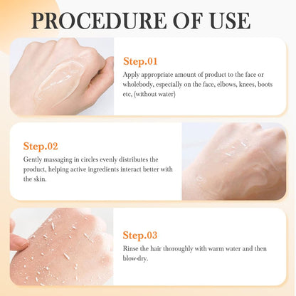 Advanced 2026 Orange Enzyme Face & Body Exfoliator - Deep Cleansing & Hydrating Formula