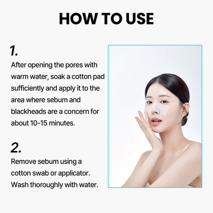 Sebum Softener and Blackhead Remover for Smooth Korean Skincare Routine