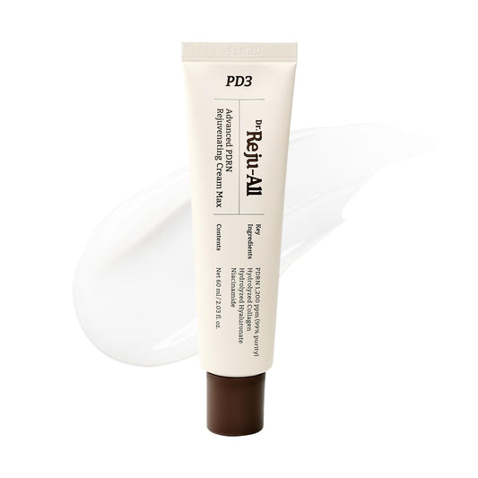 Advanced PDRN Rejuvenating Cream Max - 99% Pure Salmon DNA Gel Moisturizer for Glass Skin