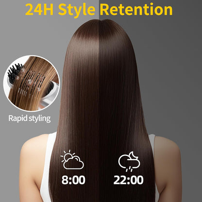 Cordless 2-in-1 AI Smart Hair Styler - Fast 30s Heat, USB Rechargeable Portable Travel Comb