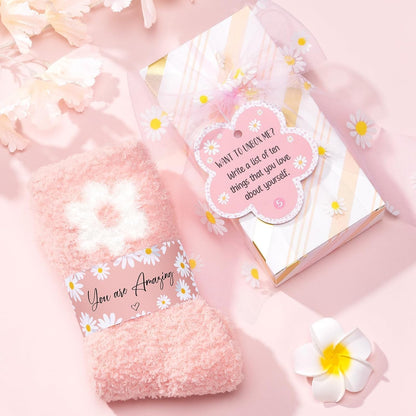 8 PCS Easter Basket Gifts for Tween & Teen Girls, Trendy Makeup Brushes & Bag Set