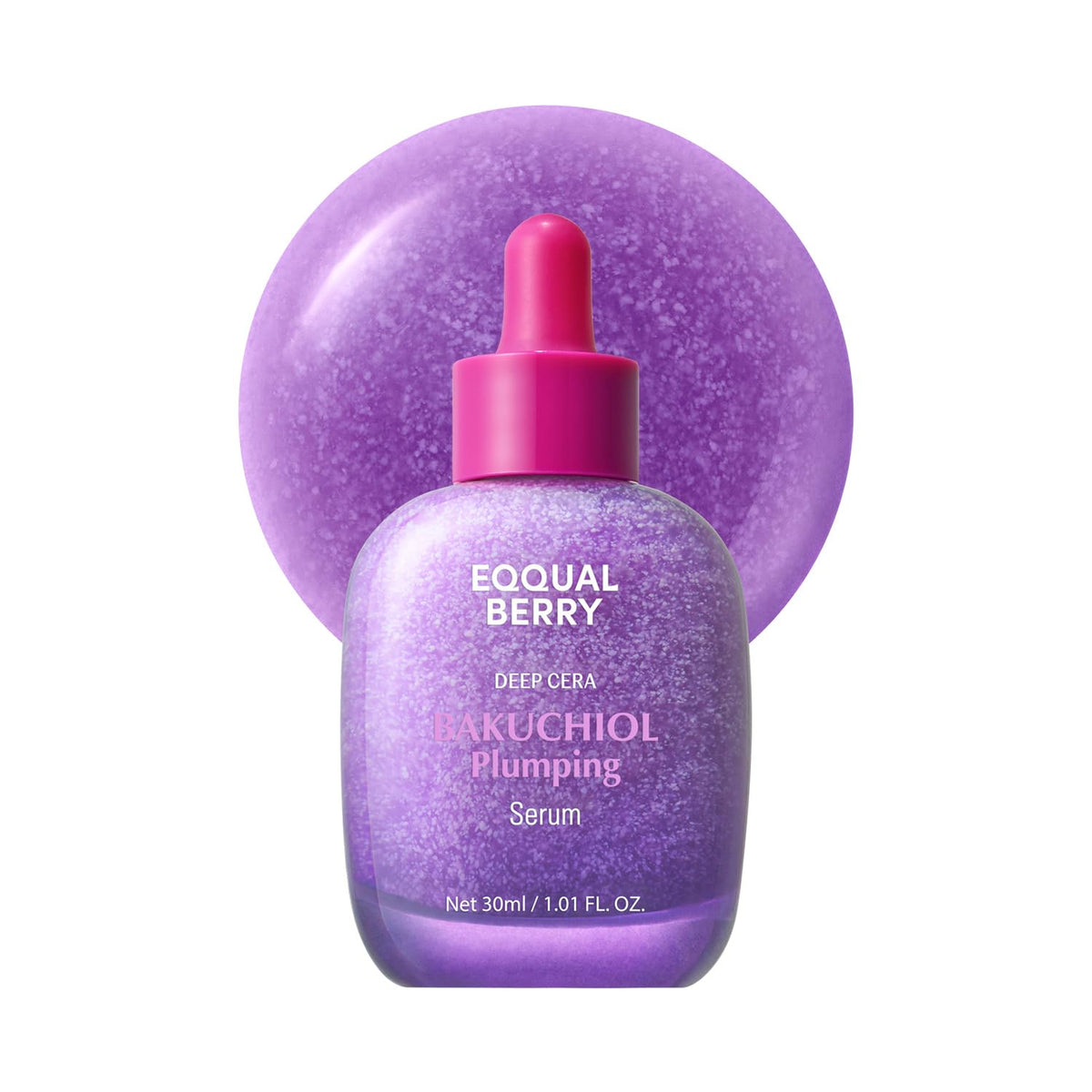 Bakuchiol Plumping Face Serum - Natural Retinol Alternative for Sensitive Skin with Niacinamide