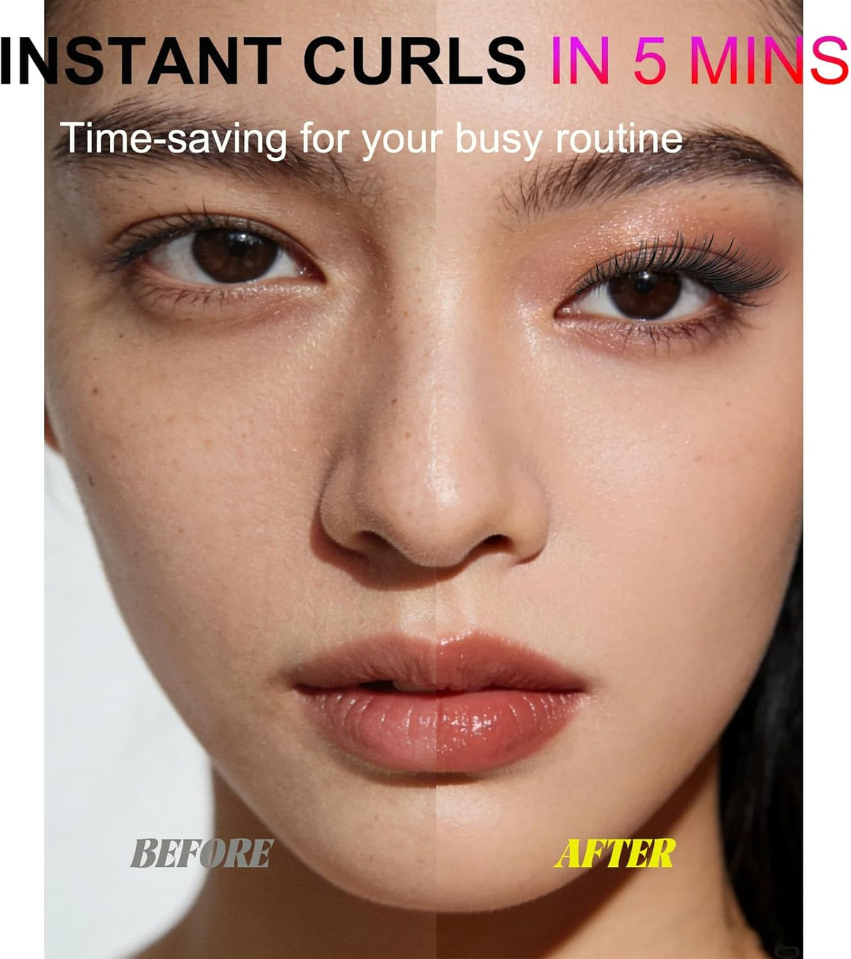 Heated Eyelash Curler with Battery Indicator, 3 Temperature Modes LED Display USB Rechargeable Makeup Tool