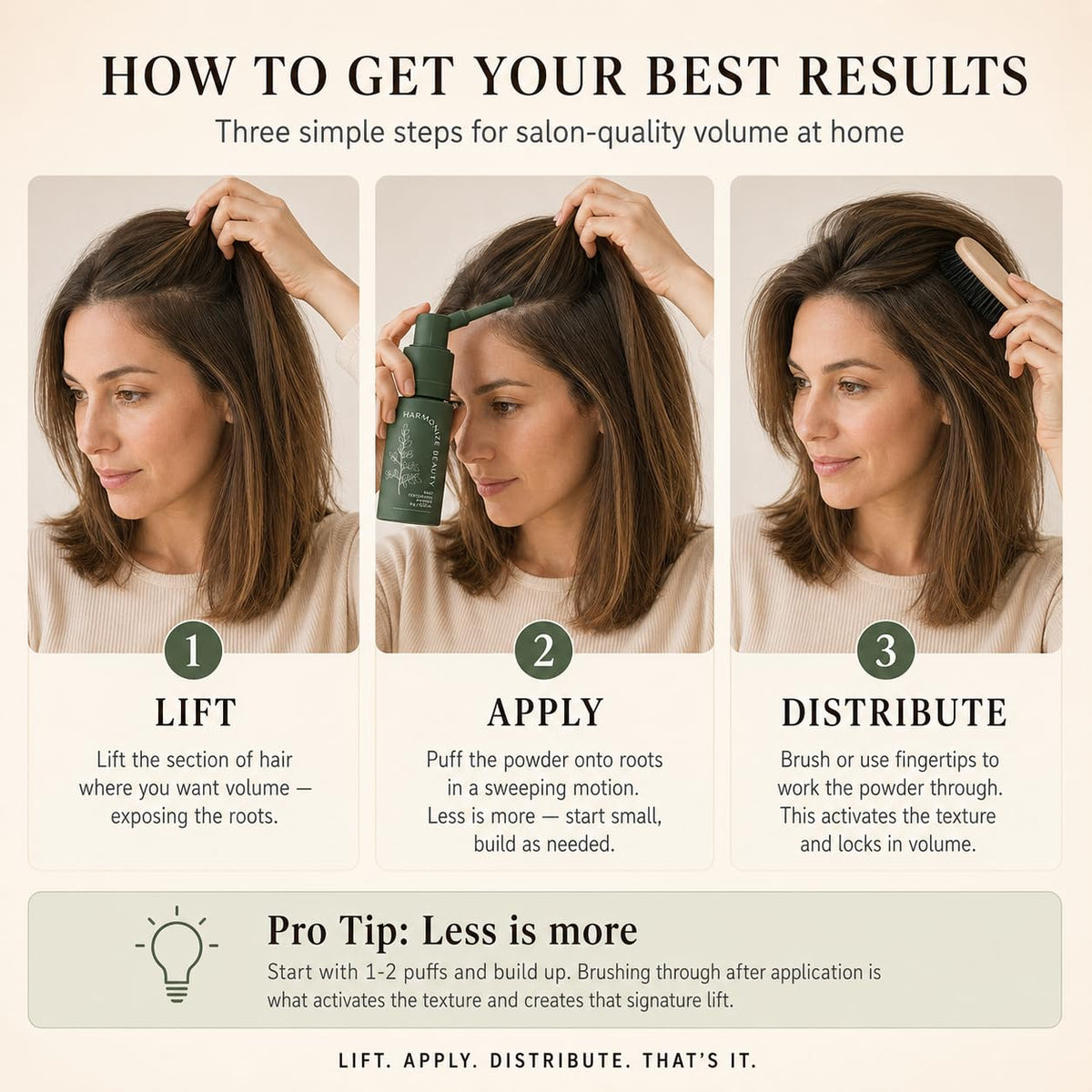 Root Texture Powder for Women - Lifts Roots & Adds Volume to All Hair Types, Talc-Free